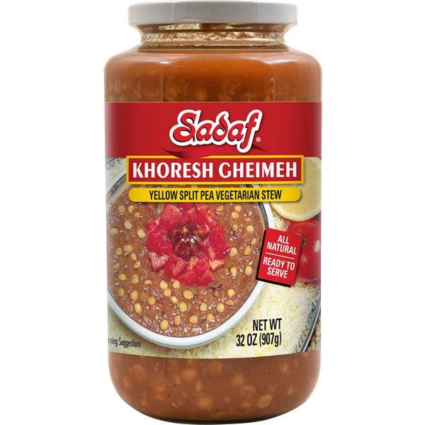 Sadaf Khoresh Gheimeh | Yellow Split Pea Stew in Jar- 32 oz.-0