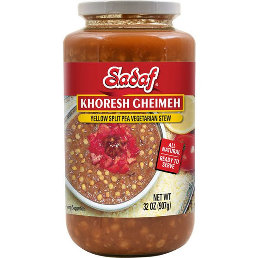 Sadaf Khoresh Gheimeh | Yellow Split Pea Stew in Jar- 32 oz.-0