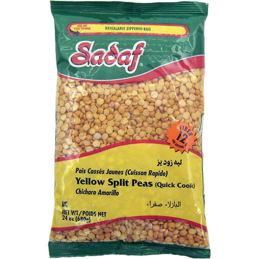 Sadaf Yellow Split Peas  | Dried  - 24 oz.-0