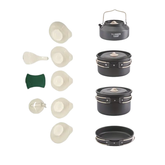 Outdoor Camping Cookware Set (12 pcs)-0