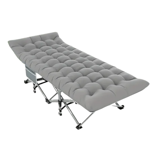 Folding Camp Cot with Mattress-0