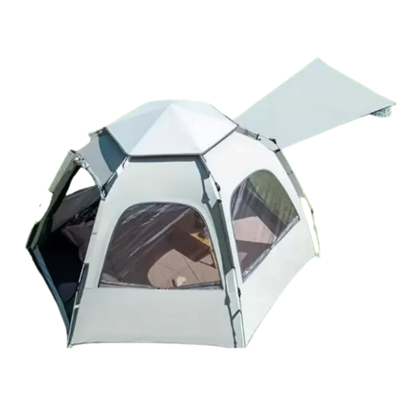 Hexagonal Quick Opening Outdoor Camping Tent 6-Person-0