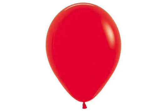 Sempertex - 11" Red Latex Balloons (50pieces)-0