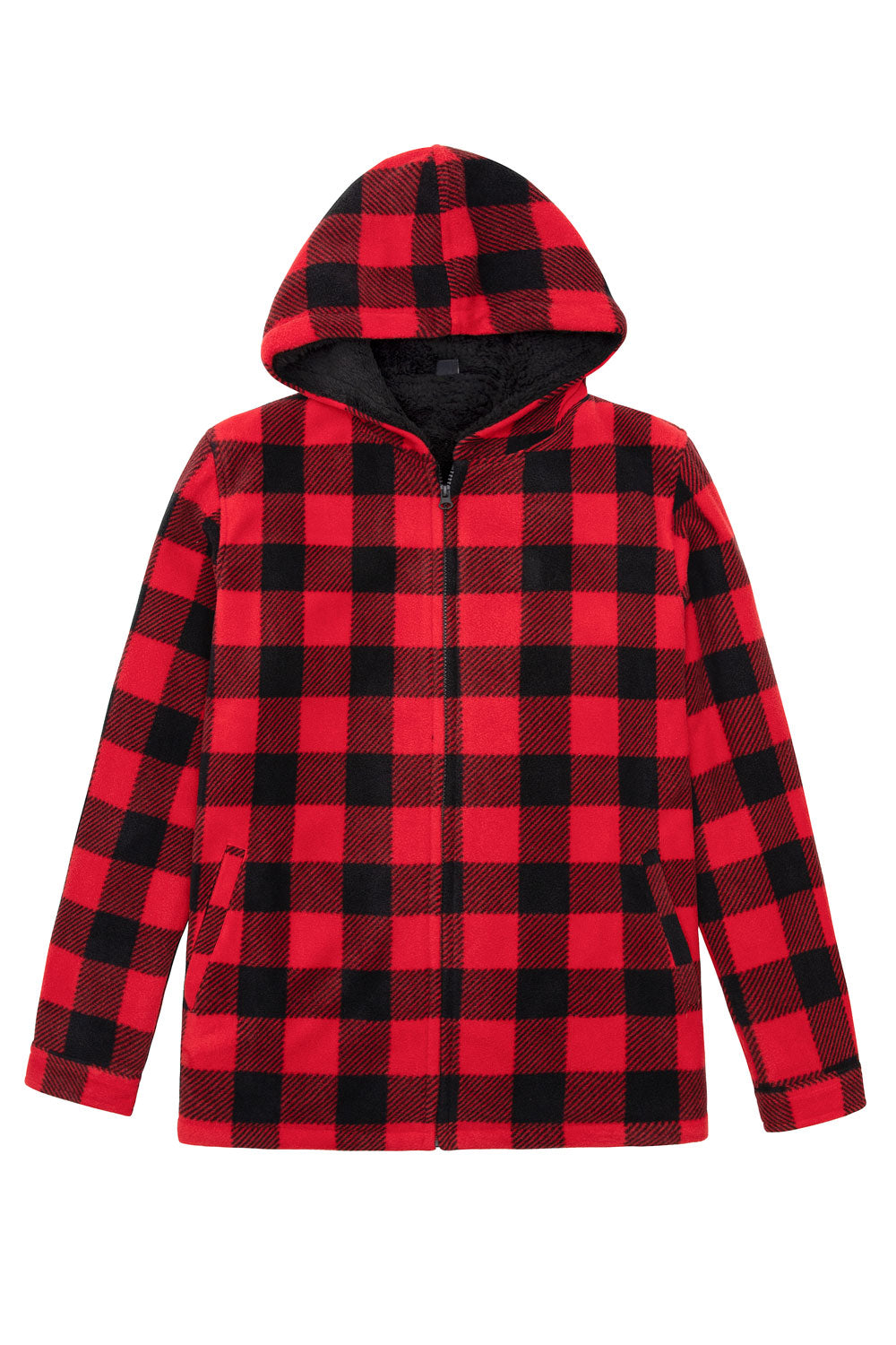 Men's Fleece Lined Zip Up Hoodie-2