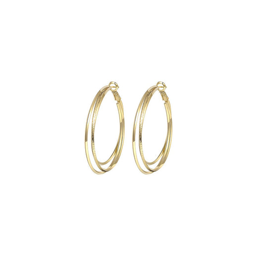 Slinky Seduction Gold Earrings-0