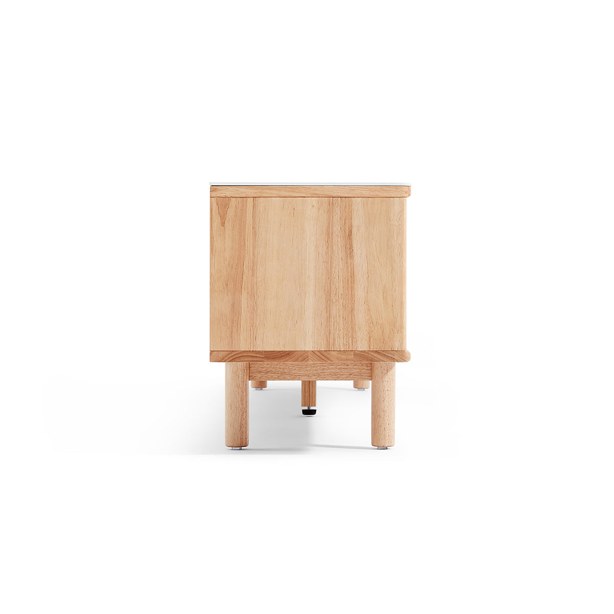 Solid Wood Organic Entertainment Unit TV Console-3