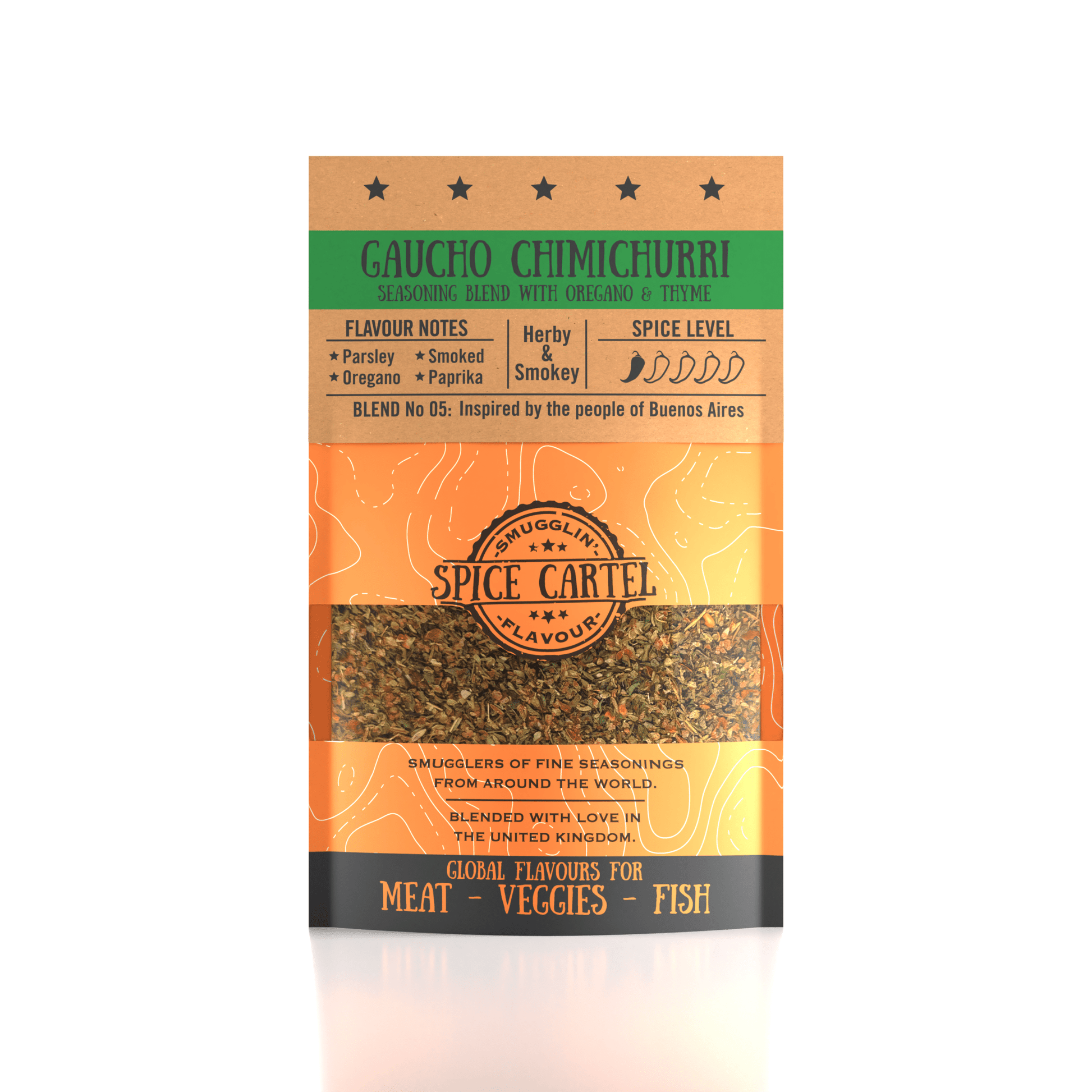 Spice Cartel's Gaucho Chimichurri 35g Resealable Pouch-0