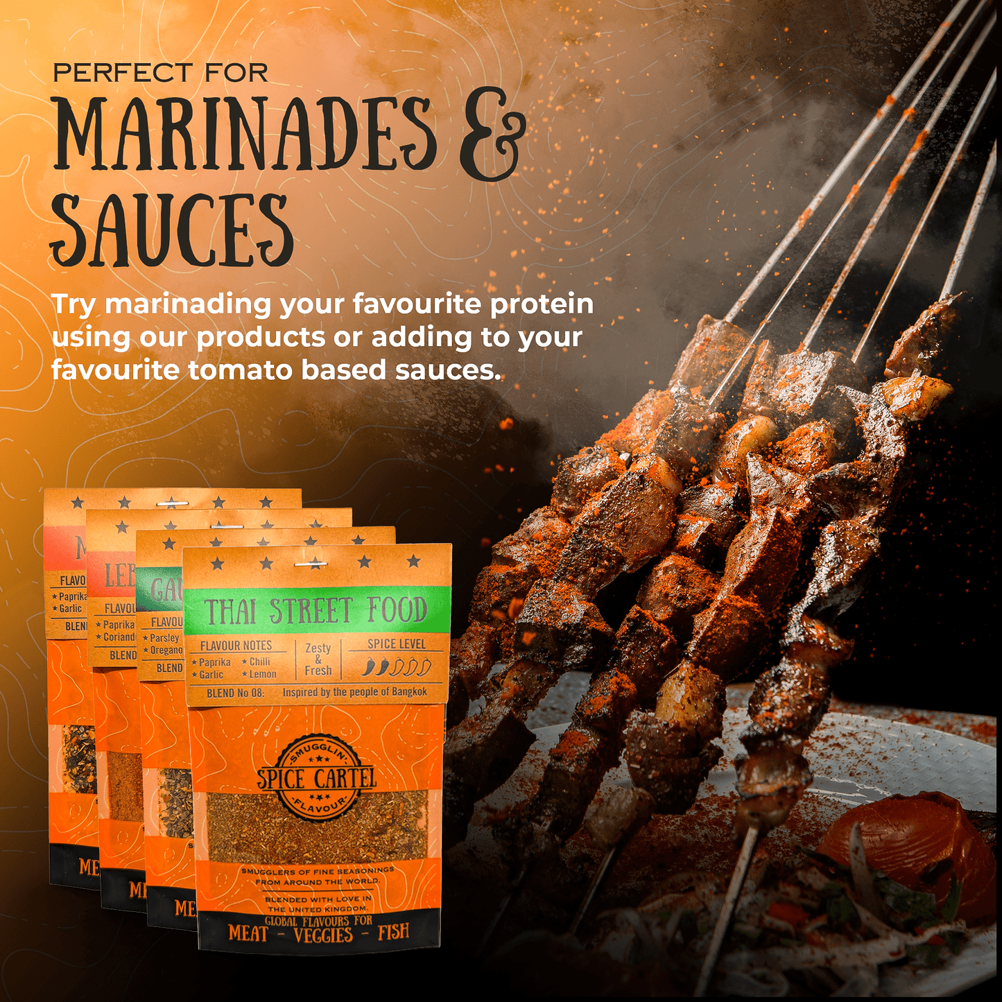 Spice Cartel's Lebanese Shawarma 35g Resealable Pouch-4