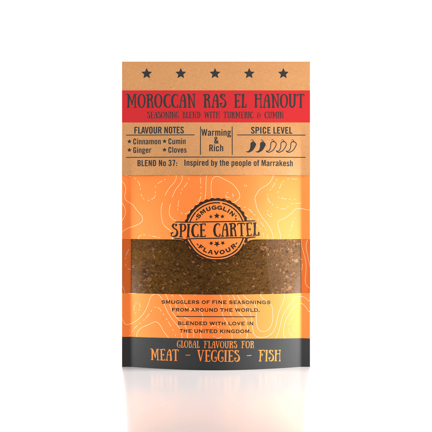 Spice Cartel's Moroccan Ras El Hanout 35g Resealable Pouch-0
