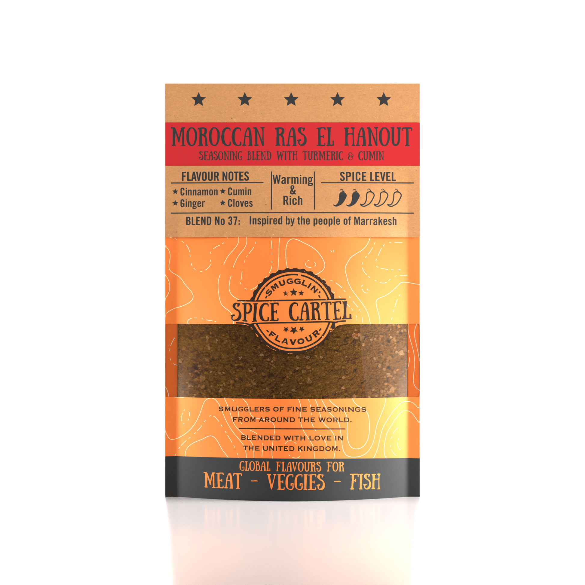 Spice Cartel's Moroccan Ras El Hanout 35g Resealable Pouch-0