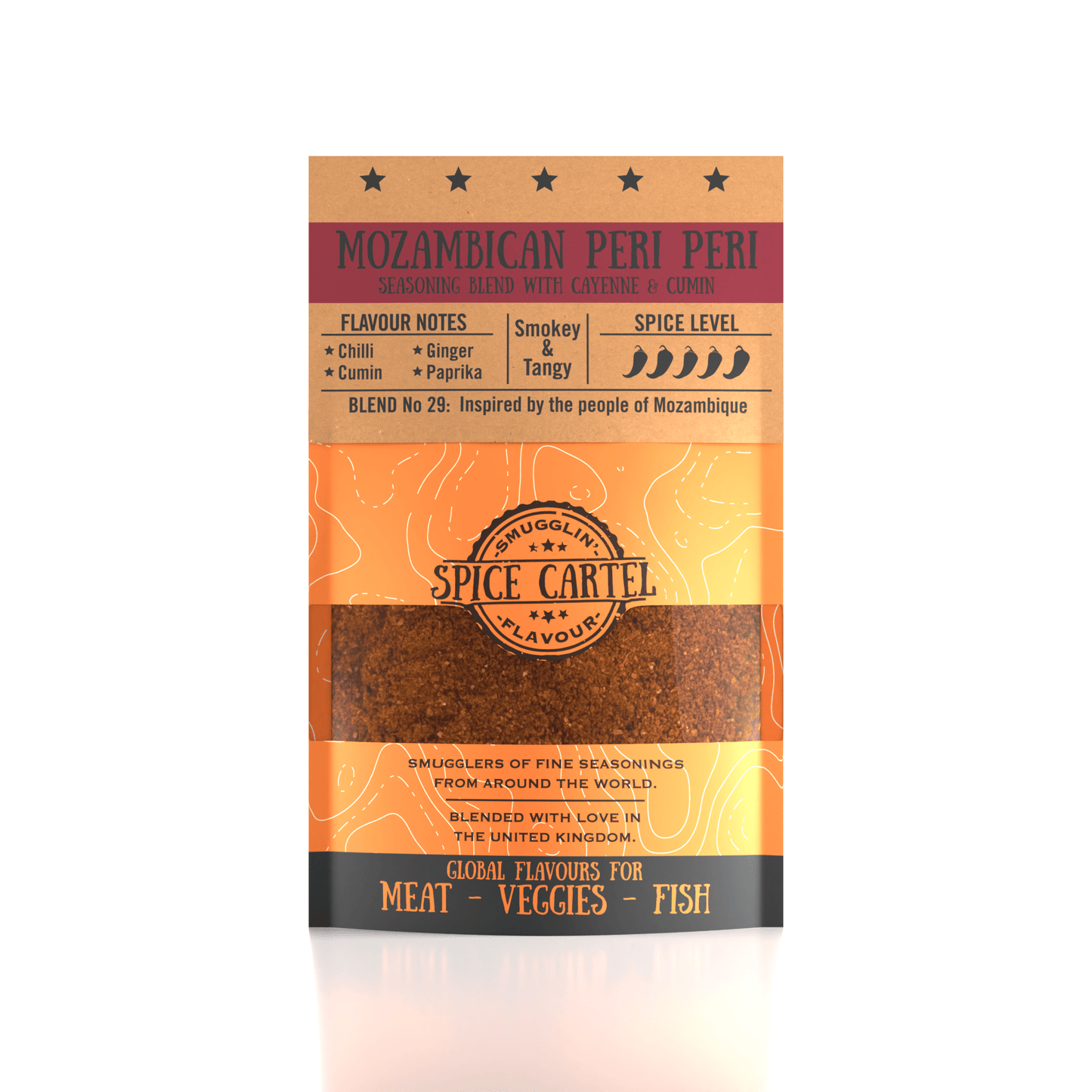 Spice Cartel's Mozambican Peri Peri 35g Resealable Pouch-0