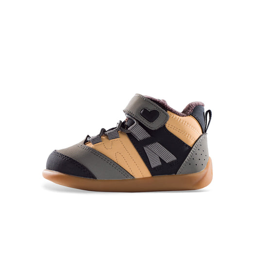 Sporty Shoelace Velcro Strap Baby Walking Shoes-0