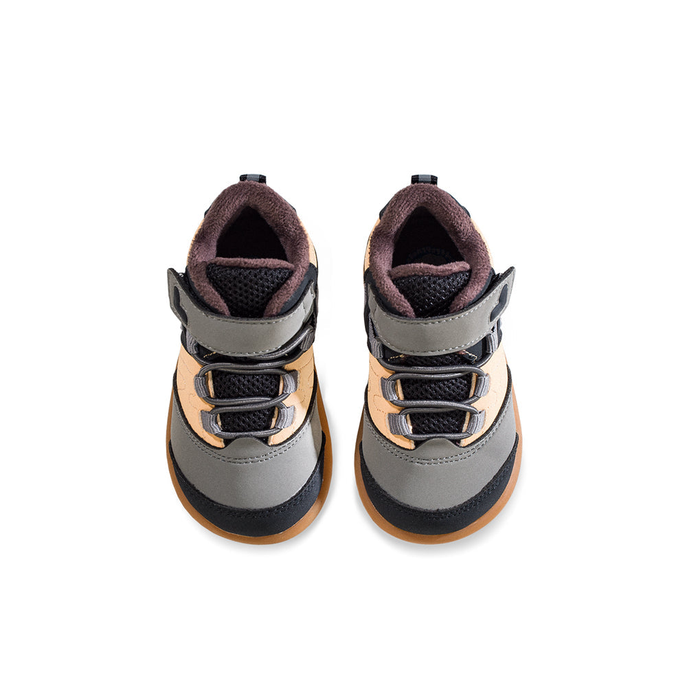 Sporty Shoelace Velcro Strap Baby Walking Shoes-3