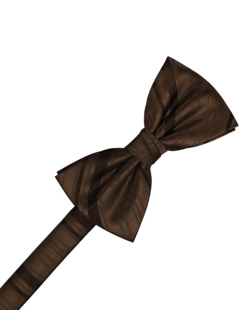 Striped Satin Bow Tie Pre-Tie-11