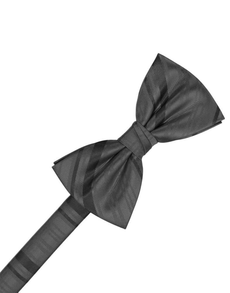 Striped Satin Bow Tie Pre-Tie-44