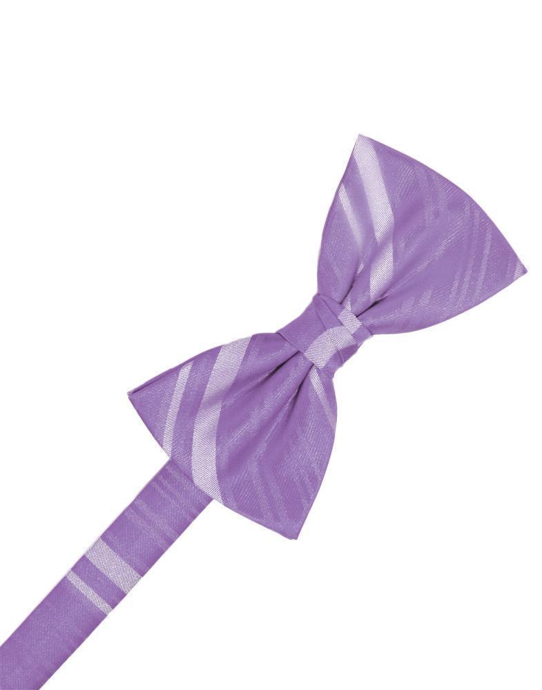 Striped Satin Bow Tie Pre-Tie-63