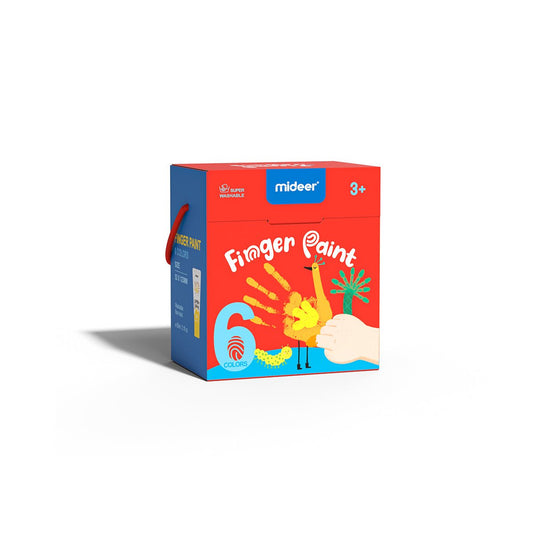 Super Washable Finger Paint 6 Colors-0