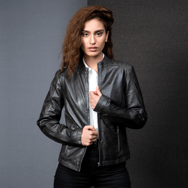 Vintage Leather Jacket (Women) - M