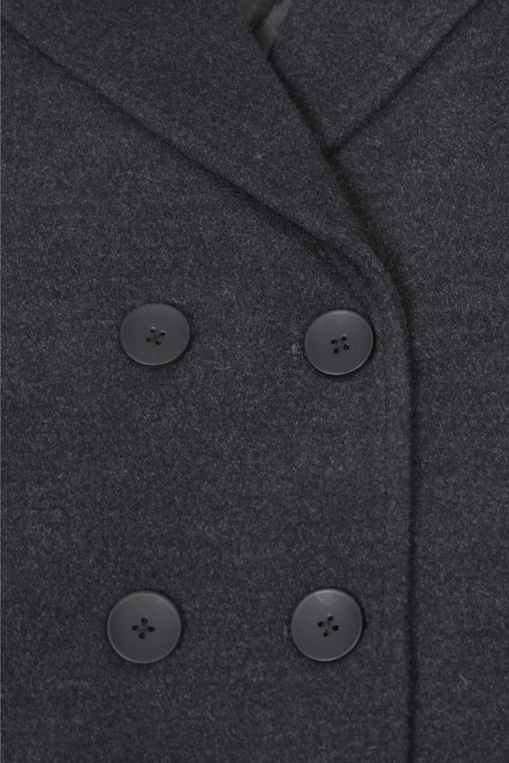 Boy's Quilted Lined Double Breasted Wool Peacoat-4