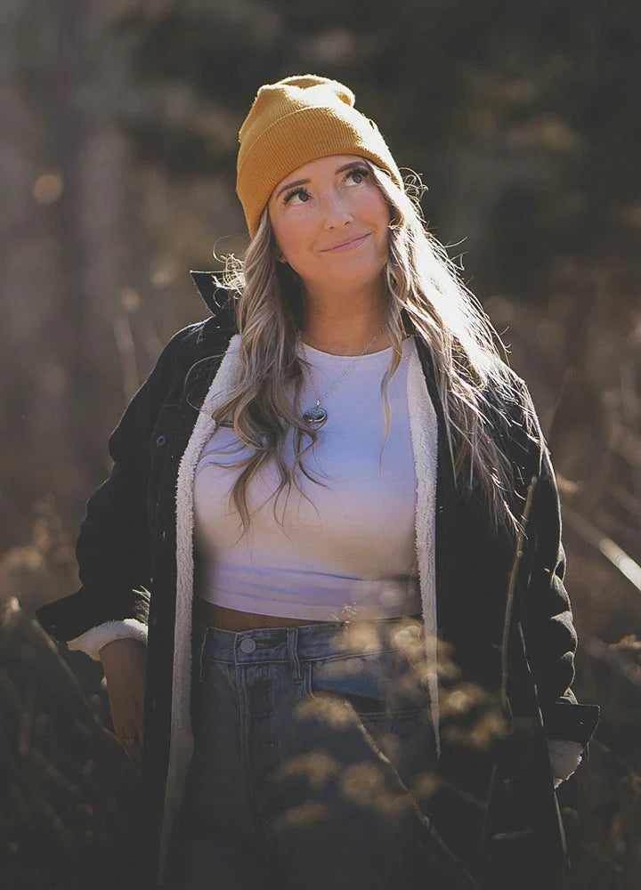 Women's Sherpa Lined Flannel Shirt Jacket, Button Down-3