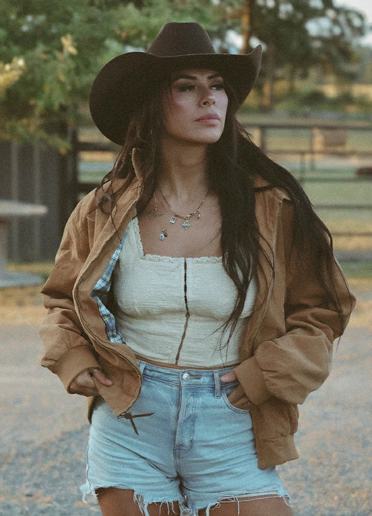 Women's Vintage Corduroy Jacket-0