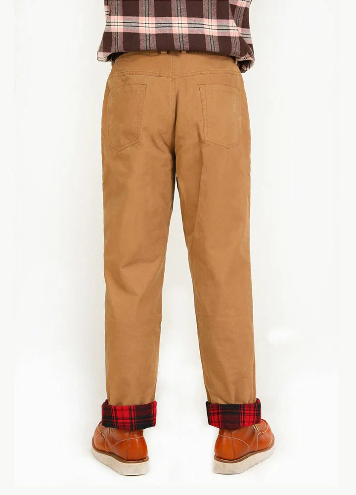 Men's Flannel Lined Pants,Soft Washed-2