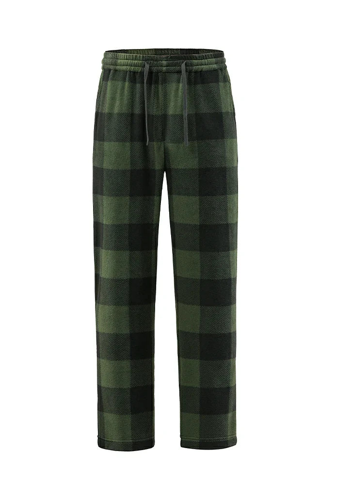 Women's Fleece Plaid Pajama Pants-10