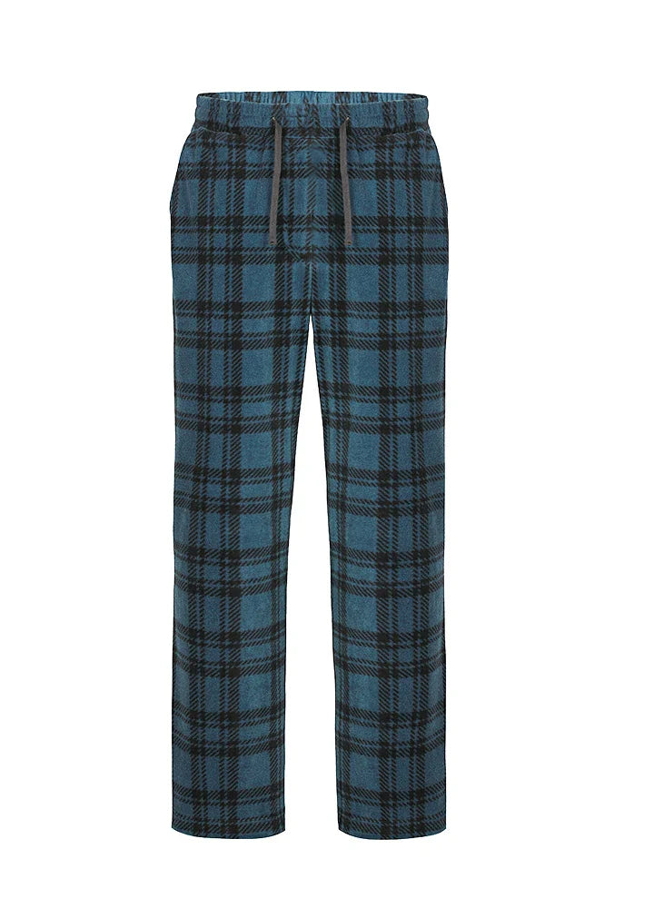 Women's Fleece Plaid Pajama Pants-4