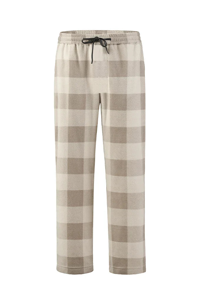 Women's Fleece Plaid Pajama Pants-15