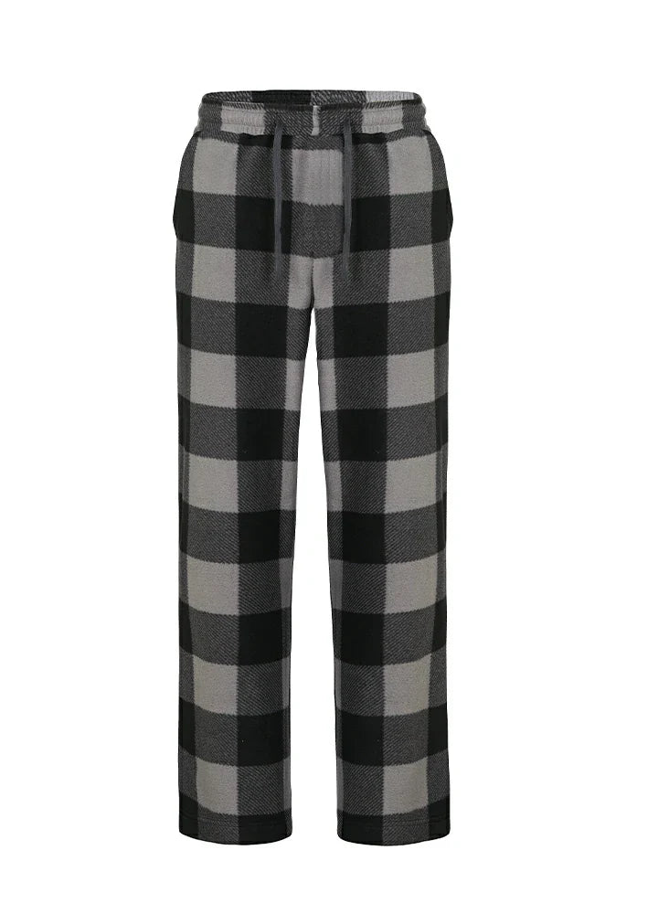 Women's Fleece Plaid Pajama Pants-6