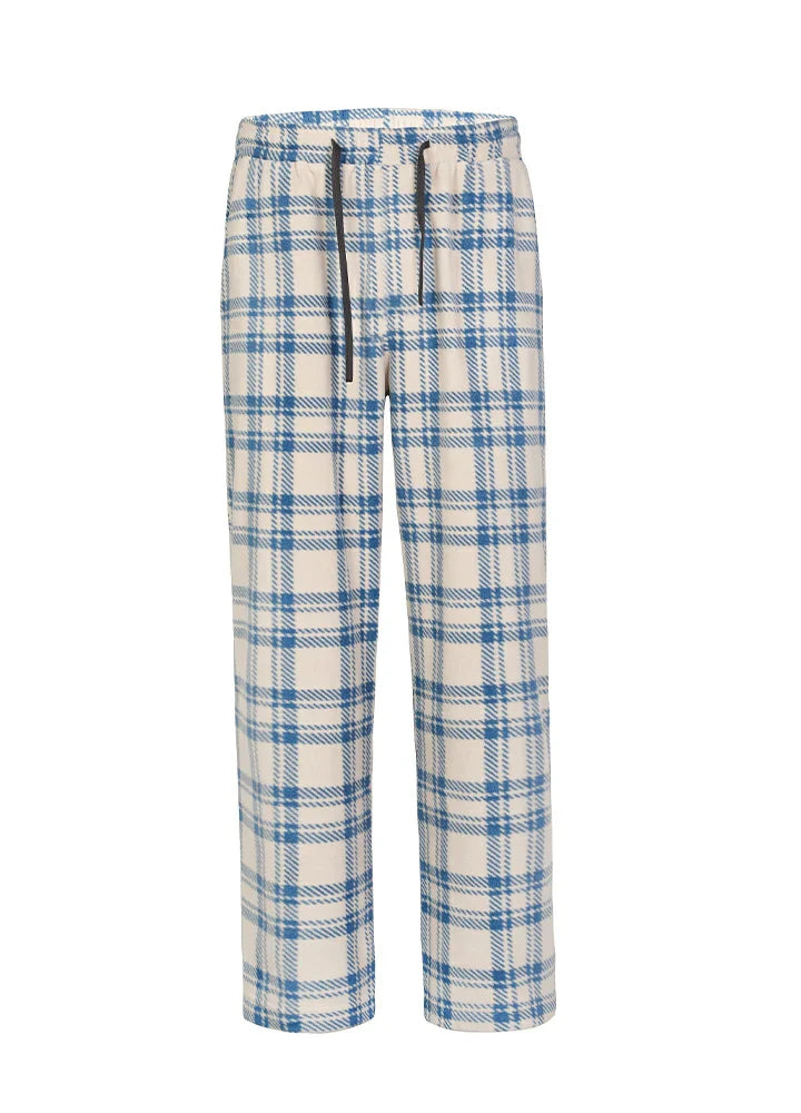 Women's Fleece Plaid Pajama Pants-7