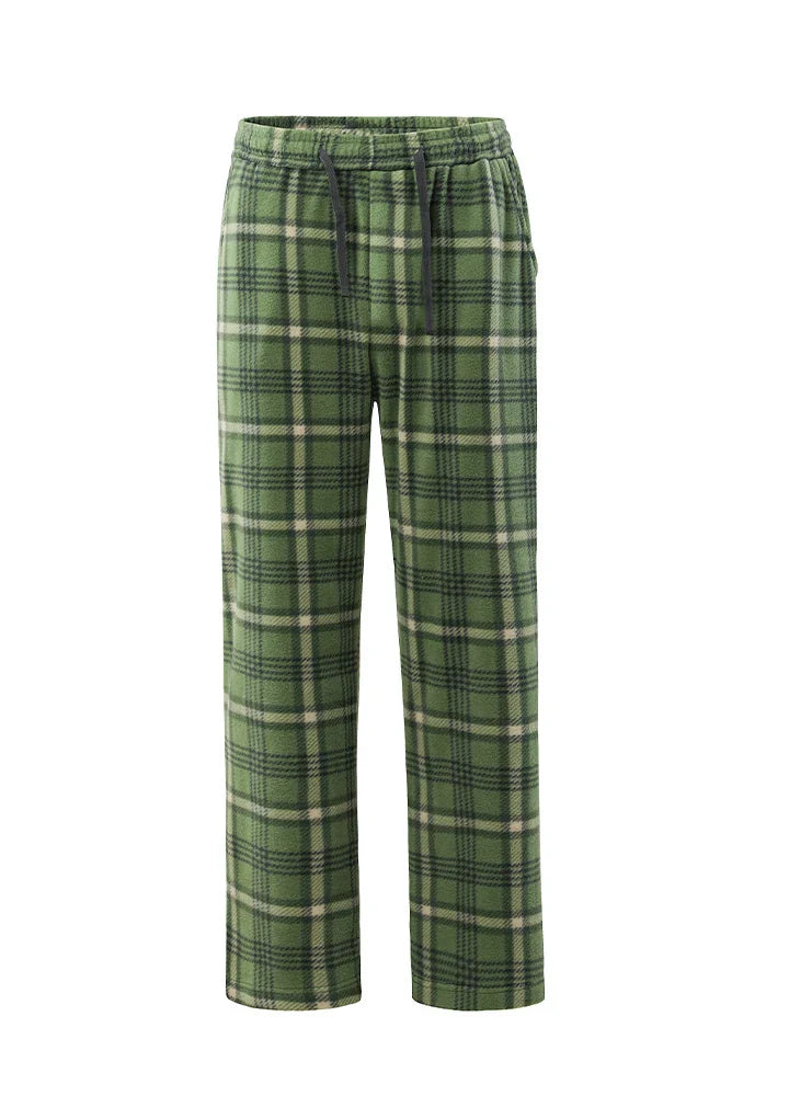 Women's Fleece Plaid Pajama Pants-8