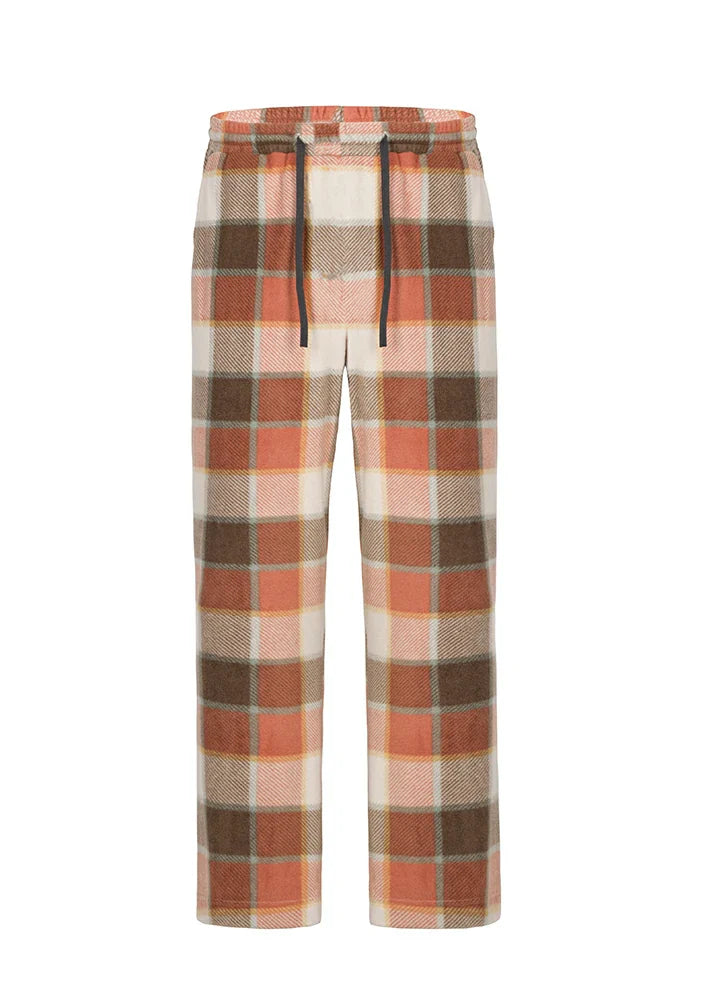 Women's Fleece Plaid Pajama Pants-0