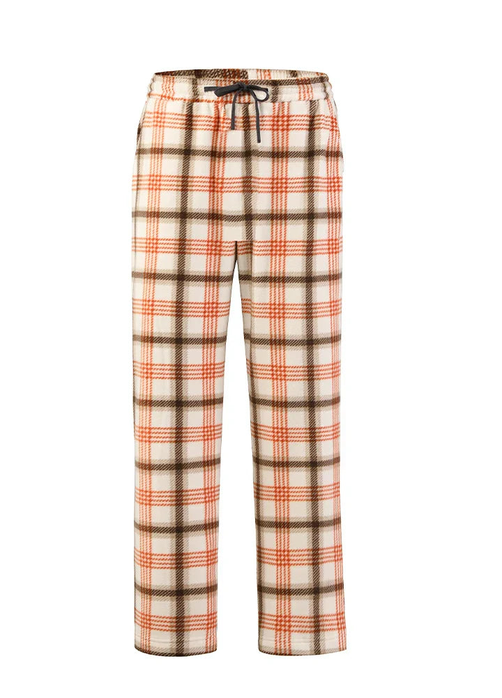 Women's Fleece Plaid Pajama Pants-12