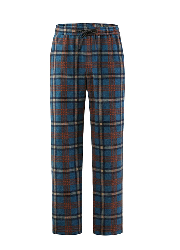 Women's Fleece Plaid Pajama Pants-14