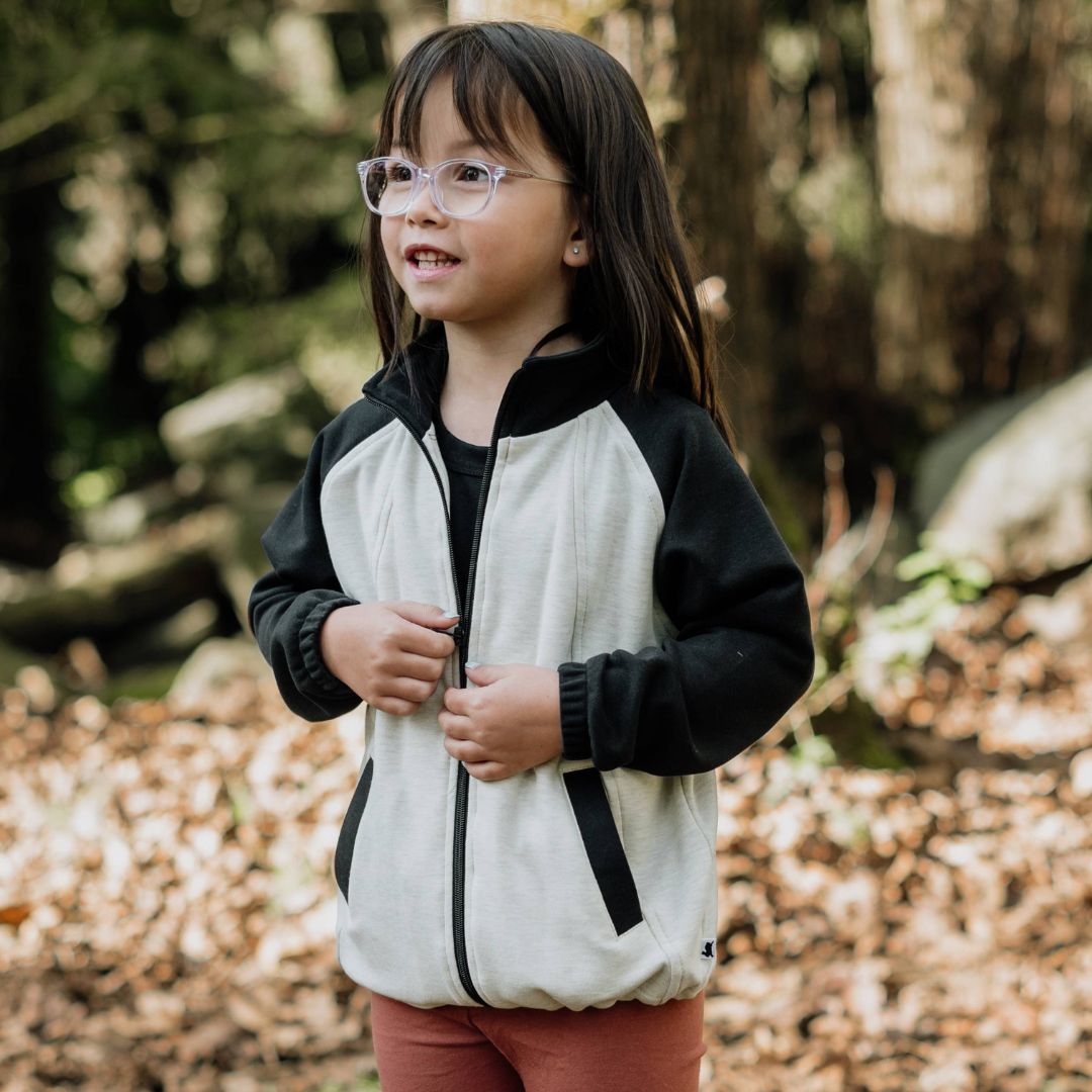 Youth Bamboo Fleece Bomber Jacket-1